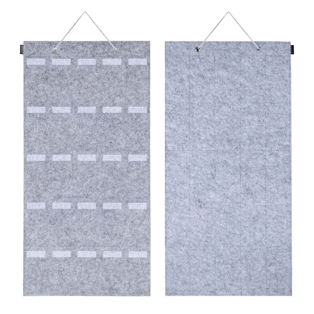 Gray Hanging Sunglasses Organizer